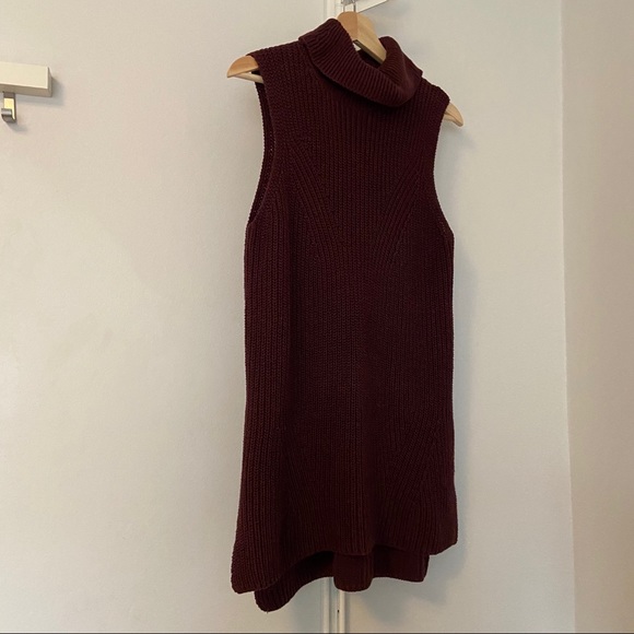 JESS Knit Sleeveless Turtle Neck Sweater -Size S - Picture 5 of 5